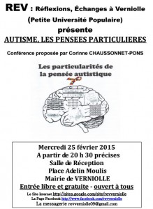 AUTISME, LES PENSEES PARTICULIERES