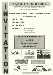 Conférence Résistance