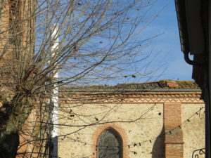 Vue du toit de l'église