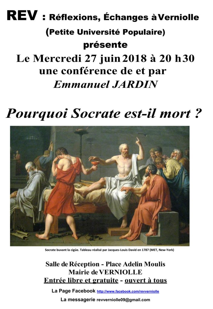 REV – Conférence du 27 juin 2018