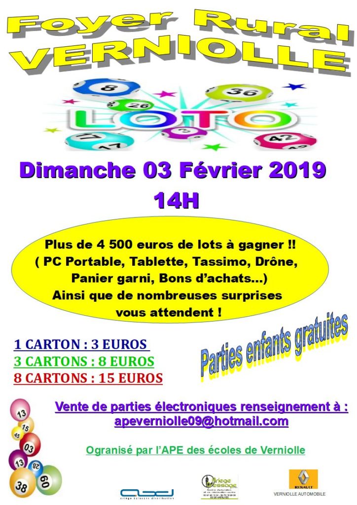 Loto de l’APE