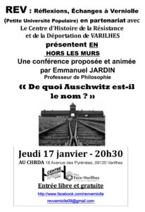 REV - Conférence janvier